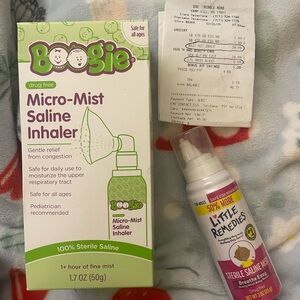 BUNDLE Boogie Mist Inhaler and Little Remedies Saline Mist